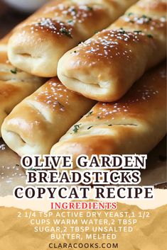 Olive Garden Breadsticks Copycat Recipe