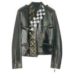 Louis Vuitton black multicoloured leather jacket totally made in italy in size 38 IT Measurements: total lenght 57 cm shoulder to hem 60 cm 100% leather Louis Vuitton Leather Jacket, Louis Vuitton Clothes, Louis Vuitton Jacket, Jacket Ideas, Nice Fashion, Louis Vuitton Black, Leather Jacket Black, Vintage Louis Vuitton, Virtual Closet