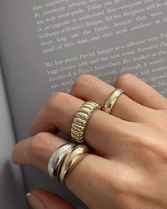 Mimi Nguyen, Mejuri Rings, Open Diamond Ring, Mejuri Jewelry, Jewelry Stacking, Gold Rings Stackable, Mixed Metal Jewelry, Stacked Jewelry, Top Secret