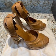 Used But In A Very Good Condition Chloe 1998 Runway, Brown T-strap Heels With Buckle Closure, Chloe Shoes, Shoes Women Heels, Chloe, Shoes Heels, Women Shoes, Heels, Women Shopping