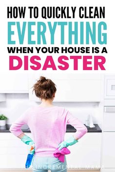 Sick of your messy house? Learn how to clean your messy house FAST. From disgusting mess, to clean and relaxing in just one day. Plus a free printable house cleaning checklist and useful cleaning tips and hacks to KEEP your house clean! Clean House Quickly, Avenger Party, Easy Cleaning Schedule, Age Appropriate Chores, Messy House, Weekly Cleaning Schedule, Cleaning House