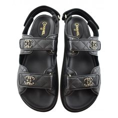 Chanel Rev Black Caviar Gold Cc Logo Mule Slide Strap Flat Teva Dad Sandal 38 ********** Chanel ********** Brand: Chanel Size: 38 (Know Your Chanel Size) Name: Dad Sandals Color: Black Style: Rev Style#: G35927 X56140 94305 Material: Grained Calfskin Cc Light Gold Chain Logo On Straps Black Caviar Grained Calfskin Stitch Quilted Material Hook And Loop Adjustable Double Straps Brand New In Box, Comes With Original Box And Dust Bag 100% Authentic Or Your Money Back Great Gift I Ship Worldwide Any Chain Logo, Dad Sandals, Chanel Brand, Quilt Material, Black Caviar, Cc Logo, Black Style, Hook And Loop, Women's Shoes Sandals