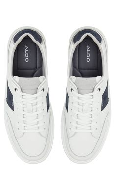 Signature logos and contrasting accents add street-savvy elements to a versatile sneaker grounded by a cushioned footbed and classic cupsole. Lace-up style Memory foam cushioning Leather and synthetic upper/synthetic and textile lining/synthetic sole Imported Modern Sneakers With Boost Midsole, White Cushioned Sneakers With Tpr Material, Classic Synthetic Skate Shoes With Contrast Sole, Modern Cushioned Sneakers, Classic Streetwear Sneakers, Modern Mid-top Sneakers With Cushioned Footbed, Urban Synthetic Sneakers With Branded Insole, Modern Synthetic Sneakers With Contrast Sole, Sneakers With Cushioned Footbed And White Sole