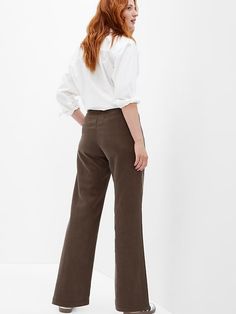 SoftSuit Trousers in TENCEL™ Lyocell | Gap Wrinkle Free, Wide Leg Pants, Harem Pants, Gap, High Rise, Trees, Trousers, Pants