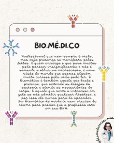 an image of a page with the words biomedico written in spanish and english