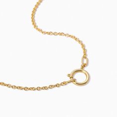 Charming Necklace – Uncommon James Uncommon James, Circle Chain, Nail Polish Stickers, Gold Chain Necklace, Necklace Gold, Earring Necklace, Ring Necklace, Gold Chain, Gold Chains