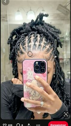 Loc Styles Female, First Day Of School Loc Styles, Loc Styles For Medium Length Hair, Mid Length Loc Styles For Women, Back To School Loc Styles, Female Locs Hairstyles, Cute Dreads Hairstyles Black Women, Back To School Hairstyles Locs, Dread Hairstyles Women