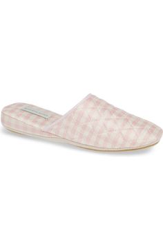 patricia green Sari Slipper (Women) | Nordstrom Indoor Slip-on Slippers For Spring, Spring Indoor Slip-on Slippers, Comfy Flat Slippers For Spring, Comfortable Cushioned Slippers For Spring, Comfy Round Toe Slippers For Spring, Spring Comfortable Slippers, Comfy Synthetic Slippers For Spring, Pink Cushioned Slippers For Spring, Casual Fabric Slippers For Spring