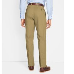 Ultimate Khakis Pleated Front Twill | Orvis Khaki Straight Leg Chinos For Workwear, Fitted Khaki Cargo Pants With Welt Pockets, Khaki Straight Dress Pants For Business Casual, Khaki Chinos Trousers For Work, Business Casual Khaki Pants With Belt Loops, Workwear Khaki Chinos With Welt Pockets, Fitted Khaki Chinos, Khaki Fitted Pants For Business Casual, Khaki Straight Dress Pants With Welt Pockets