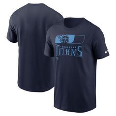 Stay cool and comfortable while repping the Tennessee Titans with this Nike Air Essential T-Shirt. The crew neck delivers a comfortable feel all day, making it a great choice for game day or any day. This tee is a must-have for any Tennessee Titans fan looking to rep their team with a touch of bold style. Nike T-shirt With Team Logo For Fan Merchandise, Nike T-shirt With Logo Print For Game Day, Game Day Sports Fan T-shirt With Crew Neck, Nike Sports Fan T-shirt With Team Name, Nike Fan Apparel T-shirt With Logo Print, Sports Fan T-shirt With Logo Print And Crew Neck, Nike T-shirt For Fan Gear With Logo Print, Nike T-shirt With Logo Print For Fan Gear, Nike T-shirt With Logo Print For Fans