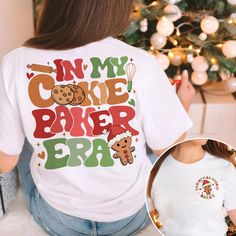 Christmas Cookie Bake Shirt, Christmas Milk and Cookie Shirt, Family Matching Christmas Shirt, Winter Xmas Holiday Gift, Christmas Baking 👍 Retail fit * 100% airlume combed and ringspun cotton * Ash is 99/1 airlume combed and ringspun cotton/ polyester. * Athletic Heather are 90/10 airlume combed and ringspun cotton / polyester. * Medium fabric (5.3 oz/yd² (180 g/m * Runs true to size * Tear-away label * Classic fit 👍 UNISEX SIZING CHART * Small: Length 28" - Width 18" (4-6) * Medium: Length 2 Cookie Shirt, Family Matching Christmas, Matching Christmas Shirts, Xmas Holidays, Family Events, Christmas Cookie, Family Matching, Christmas Baking, Christmas Shirt