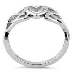 Top of ring height: 7.5mm

Band width: 2.4mm

Shank width: 2.4mm



Metal: 925 sterling silver

Plating: rhodium plated

Finish: high polish Quality Rings, Celtic Ring, Celtic Rings, Sterling Silver Heart, Sterling Ring, Silver Heart, Rhodium Plated, Sterling Silver Rings, Really Cool Stuff