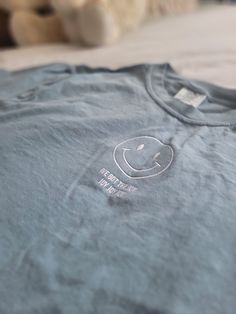 I've Got the Joy Embroidered Comfort Colors Shirt. If you're looking for a thick, structured tee that's also super soft and breathable--look no further! The men's garment-dyed heavyweight t-shirt ticks all the boxes and is made of 100% ring-spun cotton. The regular t-shirt style will complement most looks and fit you to a tee. Shirt Info: * 100% ring-spun cotton * Fabric weight: 6.1 oz/yd² (206.8 g/m²) * Garment-dyed * Relaxed fit * 7/8″ double-needle topstitched collar * Twill-taped neck and sh Merch Ideas Products, Church Shirt Designs, Faith Based Clothing, Church Shirt, Diy Fashion Hacks, Fashion Corner, Christian Sweatshirt, Christian Apparel, Comfort Colors Shirt