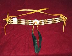 Traditional Adjustable Choker With Polished Beads, Festival Adjustable Choker With Polished Beads, Adjustable Gold Beads Choker For Festivals, Adjustable Wooden Beads Choker For Festivals, Bone Choker, Beadwork Jewelry, Black Rooster, Rooster Feathers, Beadwork Necklace