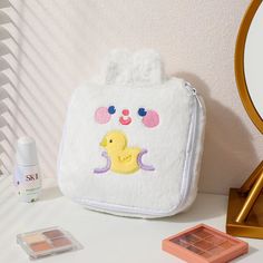 Winter Cartoon Plush Square Makeup Bag for Girls Large Capacity Portable Cosmetic Storage Rabbit Ear Wash Bag Main Material: FlannelItem Height: 5cmPattern Type: CartoonItem Type: Cosmetic CasesClosure Type: zipperStyle: FashionShape: BoxItem: Bear Square cosmetic bag SZIE：18.5*18.5*6.5cm [change 20231219] Cute Large Capacity Rectangular Cosmetic Bag, Cute Large Capacity Cosmetic Bag For School, Large Capacity Cute Cosmetic Bag For School, Cartoon Style Cute Rectangular Bag, Trendy Portable Square Cosmetic Bag, White Cartoon Bags For Daily Use, Cartoon Style White Bag For Daily Use, White Cartoon Travel Bags, White Cartoon Style Travel Bags