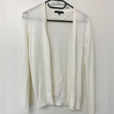 Long Thin Cardigan From Walmart. Never Worn. Without Tags. White Cardigan, White Sweaters, Sweaters & Cardigans, Cardigans, Sweaters For Women, Color White, Tags, Women Shopping, White