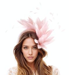 Candy Blush Pale Pink Crystal Feather Ascot Fascinator Wedding Headband Kentucky Derby Hat Cocktail Tea Party Formal Occasion Races Woman  Jana Fascinator Hat Gorgeous cut candy pink coque feathers on a crystal padded blush pink headband. This blush pinkheadpiece is mounted with a matching headband. If you prefer a headband to match your hair, please make a note at check out what colour headband you want. We make each hat to order just for you, we would prefer if you did not order for choice. If Elegant Hair Accessories For Spring Ceremonies, Fitted Bridal Accessories For Royal Ascot Party, Elegant Spring Ceremony Hair Accessories, Elegant Spring Bridal Accessories For Ceremony, Feathered Mini Hats For Wedding And Kentucky Derby, Spring Ceremony Headband Fascinator, Spring Wedding Headband Hair Accessories, Kentucky Derby Bridal Hat, Spring Wedding Hair Accessories Headband