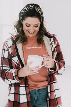 If it matters to you, it matters to God. Tell Him about it! He wants to know.1 Peter 5:7 says, cast your cares Tee specs: 52% Airlume combed and ring-spun cotton, 48% polyester Color: Terracotta ***This is a unisex tee and it runs true to size.**** Cast Your Cares, 1 Peter 5, Embroidered Tee, 1 Peter, He Wants, Spun Cotton, Kimono Top, In Love, It Cast