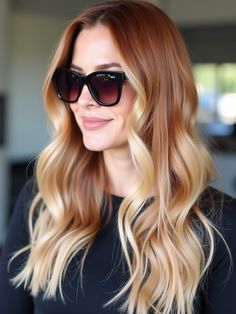 40 Irresistible Strawberry Blonde Hair Ideas to Rock This Fall From Blonde To Red Hair, Warm Strawberry Blonde Hair, Red Hair Transformation, Strawberry Blonde Hair Ideas, Dark Strawberry Blonde, Light Strawberry Blonde, Strawberry Blonde Highlights, Blonde Hair Ideas