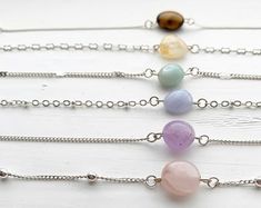 Crystal Choker Healing Crystal Choker Necklaces Customizable | Etsy Adjustable Crystal Necklaces With Natural Stones, Wrap Choker Necklace, Quartz Choker, Dainty Choker Necklace, Delicate Gold Necklace, Heart Choker Necklace, Charm Choker Necklace, Leather Choker Necklace, Gemstone Choker