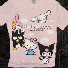 Questions? Leave A Comment Below! Casual Pink Hello Kitty T-shirt, Trendy Cotton T-shirt With Hello Kitty Print, Kawaii Hello Kitty Print Crew Neck Top, Pink Cotton Hello Kitty T-shirt, Cute Pink Hello Kitty T-shirt, Trendy Pink Hello Kitty T-shirt, Harajuku Hello Kitty Print Cotton Tops, Harajuku Style Hello Kitty Cotton Tops, Harajuku Style Cotton Tops With Hello Kitty Print