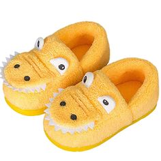 PRICES MAY VARY. Washable:You can use the washing machine to clean the slippers. After cleaning, the warmth will remain and the pattern will not be deformed. Warm Plush Inner: JACKSHIBO home slippers upper and inner materials are make of Plush,The density of the plush is small and the Quantity is large.It can wrap your child's feet tightly.Warm your child's feet in the cold winter. High Quality Sole:our house slippers adopt memory foam insole,Guaranteed to walk for a long time, the foot will not Dinosaur House, Dinosaur Slippers, Bedroom Shoes, Boys Snow Boots, Dinosaur Outfit, Boys Slippers, Boys Home, Toddler Slippers, Girl Dinosaur