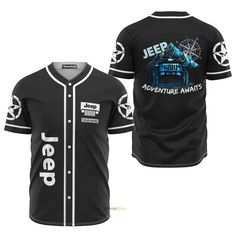 This custom Baseball Jersey shirt is a great gift idea, as well as a loose and comfy outfit that will keep you cool during the hot summer months. Coming up with a surprise for your loved ones is up to you. Surprise your friends, family, or teammates with a gift they'll never forget. Order now and step up your game with our custom baseball jerseys! Features: Material: Spandex and Polyester. Available in sizes S-6XL unisex full Button Down Closures. Laundry guide: Hand wash gently with warm water Casual Black T-shirt For Outdoor, Black T-shirt With Letter Print For Outdoor, Black Summer Outdoor T-shirt, Casual Black Sublimation T-shirt With Graphic Print, Casual Black Top For Outdoor, Casual Black Tops For Outdoor, Custom Print Black Sublimation Design For Fan Merchandise, Black Sublimation Print Fan Apparel T-shirt, Black Sublimation T-shirt With Letter Print For Fans