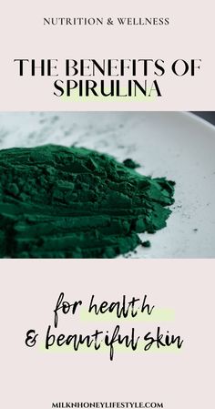 What the HECK is Spirulina? Spirulina is a single-celled blue-green algae. It's a superfood because it's rich in nutrients (vitamins and minerals) and has many health benefits for men and women. Here are the health benefits of spirulina for your body and the best spirulina face mask recipes for oily skin, acne skin and hair care. Read more in the post and learn something new today! Diy Skin Care Recipes, Green Algae, Scalp Oil