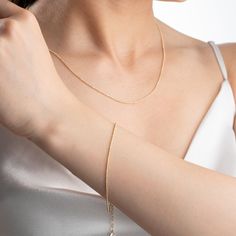 14K Solid Gold Chain Necklace, Dainty Layering Chains, Unisex Everyday Chain, Minimalist Jewelry, Christmas Gifts For Men Women Her,  MINIMALIST CHAIN NECKLACE * The jewelry is 14K Solid Gold * Your necklace will be made WITHOUT EXTENDER. Please let us know if you want the extender. The extra charge may apply. * The jewelry has a stunning look in daily wear. * Different length, color and options will let you to create your own earrings. * Main material for the chain is Solid 14K Gold * Your beau Minimalist Gold Chain Necklace For Wedding, Simple Gold Chain Necklace Gift, Simple Gold Chain Necklace As Gift, Dainty Cable Chain Necklace For Wedding, Layering Chains, Minimalist Chain, Solid Gold Chains, Jewelry Christmas, Christmas Gifts For Men