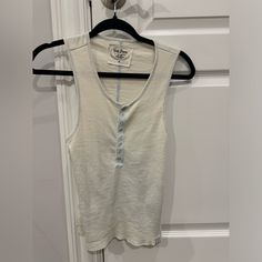 Never Worn Perfect Condition No Flaws Urban Outfitters Cotton Tank Top, Urban Outfitters White Everyday Tops, White Urban Outfitters Tops, Urban Outfitters White Tops For Everyday, Urban Outfitters Sleeveless Cotton Top, Urban Outfitters Tank Top, Urban Outfitters Tops, Urban Outfitters, Color White