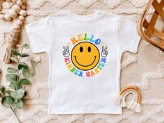 Hello Kindergarten Shirt, Kindergarten T-Shirt, School Shirts for Kids, First Day of School Shirt, Back to School Shirt, Funny Schools Outfit We have designed fun, enjoyable and stylish t-shirts to make your kid happy with small details on First Day Of School. Don't forget to check out our other t-shirts 😊 ❀ FABRICS ❀ 1-100% Combed and Ring-Spun Cotton 2- Wrinkle-Resistant 3-Soft and Comfortable 4- Durable 5- Absorbs Moisture ❀DETAIL❀ For printing, we use Bella Canvas and Gildan SoftStyle brand Hello Kindergarten Shirt, Kids First Day Of School, Hello Kindergarten, First Day Of School Shirt, Kindergarten Shirts, Inspirational Tees, Brand Shirts, New School Year, School Humor