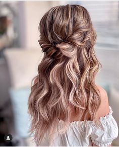 Boho Bridal Hairstyles, Boho Wedding Hair, Bridesmaid Hair Half Up, Bridesmaid Hair Down, Hair Bridesmaid, Bridesmaid Hair Short