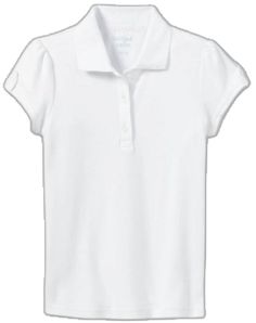 Classic Fitted School T-shirt, Fitted Cotton Shirt For School, Classic Fitted Tops For School, Cute Fitted Collared Top, Fitted Short Sleeve Polo Shirt For School, Fitted Short Sleeve Top For School, Fitted T-shirt For School In Spring, Fitted Cotton Polo Shirt For School, Fitted Collared T-shirt For School