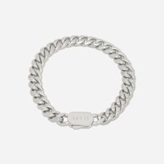 Our Alex Cuban Chain Bracelet features an 8mm thickness and weighs just under 30g. This classic piece is bold, durable, and heavyweight‚ perfect for both masculine and feminine styles. It features a box clasp for maximum durability and convenience. Details: Gold: 316L Stainless Steel, 18K Gold PVD Plated Silver: 316L Stainless Steel Width 8mm Length/Size Available in 7" & 9" Silver Cuban Link Bracelet, Tarnish Resistant For Everyday, Silver Tarnish Resistant Cuban Link Bracelet For Everyday, Silver Tarnish-resistant Cuban Link Bracelet For Everyday, Classic Cuban Link Chain Bracelet For Everyday, Modern Bracelets With Chunky Cuban Link Chain, Modern Chunky Chain Cuban Link Bracelets, Everyday Sterling Silver Chunky Chain Bracelet, Classic Chunky Link Chain Bracelet, Classic Chunky Chain Link Bracelets