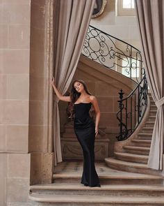 Make a statement in this elegant satin patchwork maxi dress. Featuring a sleeveless bodice with a plunging V-neckline, it's perfect for any special occasion. The intricate patchwork of the skirt is eye-catching and adds a touch of sophistication to the look. Whether it's a party, club, or evening event, you'll stand out in this stunning dress. Designed by CLOTHERN Elegant Dress Satin, Black Elegant Dress, Draped Skirt, Cardigan Sweater Jacket, Gothic Dress, Satin Maxi, Black Corset, Dress Satin, Satin Maxi Dress