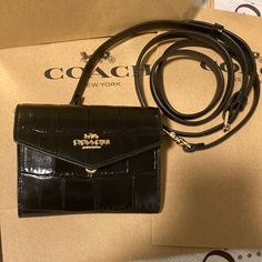 Coach Crossbody Bag Luxury Black Belt Bag With Mobile Phone Holder, Coach Crossbody Bag With Cell Phone Pocket, Coach Formal Shoulder Bag With Mobile Phone Pocket, Coach Formal Mobile Phone Shoulder Bag, Coach Shoulder Bag With Cell Phone Pocket, Coach Crossbody Shoulder Bag With Cell Phone Pocket, Coach Crossbody Mobile Phone Bag, Coach Everyday Crossbody Belt Bag, Coach Mobile Phone Crossbody Bag