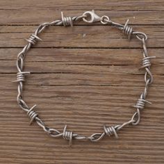 Masculine Bracelets, Barbed Wire Jewelry, Barbed Wire Bracelet, Masculine Accessories, Masculine Jewelry, Gothic Rock, Kraft Gift Boxes, Barbed Wire, Unique Handmade Jewelry