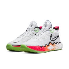 Nike Air Zoom GT Run EP 'White Multi Neon' DX4110-101 Nike Air Zoom Gt Jump, Nike Neon, Hey Dudes, Volleyball Shoes, Air Zoom, Nike Air Zoom, Sneaker Collection, Basketball Shoes, Volleyball