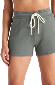 Show some leg. Inspired by The Everyday Jogger, our short is a little flirty and big in fun. The mid-rise has an elastic waist band with extra-long drawcords and paired with side pockets. Made with our super soft organic and recycled cotton French Terry, our shorts are finished with non-toxic and low impact dyes. Elastic/drawstring waist Side-seam pockets 49% Organic Cotton, 48% Recycled Cotton, 3% Spandex Lightweight French Terry Machine wash cold, lay flat to dry Made in the USA Women Owned/Fe Usa Women, Jogger Shorts, Nordstrom Store, Anniversary Sale, Waist Band, Recycled Cotton, Extra Long, French Terry, Drawstring Waist