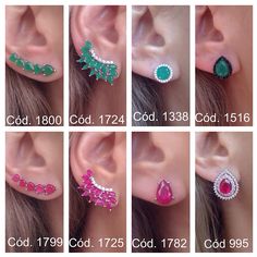 #brinco #nievastore #semijoia Ear Cuff, Piercings, Cuff