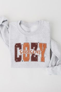 Cozy Season Graphic Fleece Sweatshirts.Unisex Crew Neck Long Sleeve Sweaters Knits.Crafted from premium materials, tailored to your lifestyle, ensuring a comfortable fit for any occasion.Family Group Uniforms Birthday Party Gift Concert Festival Events.High Quality Direct To Film Printed Graphic Design.50%COTTON,50%POLYESTERNICARAGUAMade In: Nicaragua Cozy Heather Sweatshirt For Winter, Heather Fleece Sweatshirt For Winter, Winter Heather Sweatshirt For Loungewear, Heather Winter Sweatshirt For Loungewear, Heather Winter Loungewear Sweatshirt, Heather Winter Tops For Loungewear, Heather Winter Loungewear Tops, Cozy Heather Grey Sweatshirt For Fall, Sporty Heather Sweatshirt For Fall