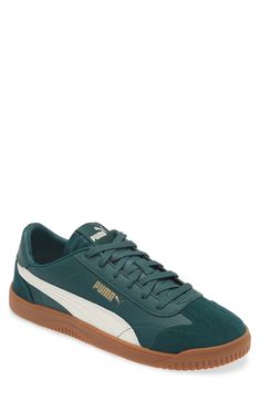 Show off skate-inspired style in this colorblock sneaker constructed with a bike-stitched toe, lightly padded collar and textured rubber sole. Synthetic upper and lining/rubber sole   Imported   Puma has received the Fair Labor Association accreditation, which signifies that the company has effective systems and procedures in place to successfully uphold fair labor standards throughout its supply chains, including strategies and tools to address and improve working conditions Green Leather Skate Shoes With Rubber Waffle Outsoles, Sporty Leather Sneakers For Skateboarding, Green Leather Skate Shoes With Vulcanized Sole, Green Leather Skate Shoes For Skateboarding, Green Leather Skate Shoes, Modern Synthetic Skate Shoes With Gum Sole, Green Synthetic Skate Shoes With Contrast Sole, Green Skate Shoes With Contrast Sole, Green Synthetic Skate Shoes With Gum Sole