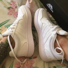 Brand: Adidas Hoops 3.0 Size: 9 Usa Women Condition: Brand New Color: White Original Box Adidas Low-top Slip-resistant Sneakers, Adidas Slip-resistant Low-top Sneakers, Adidas Slip-resistant Lace-up Sneakers, Adidas Hoops 3.0, Usa Women, Shoes Adidas, White Adidas, Cute Shoes, Adidas Shoes