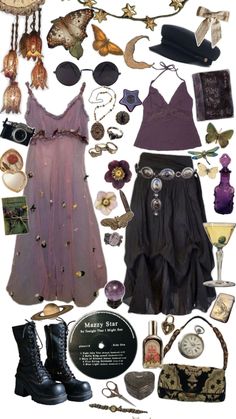 Sun Costume Aesthetic, Season Of The Witch Aesthetic Outfit, Whimsigoth Witch Costume, Witchy Hippy Outfits, 70s Witch Aesthetic Fashion, 90s Grunge Witch Aesthetic, Boho Witch Outfits Plus Size, Mystic Outfit Aesthetic, 90s Grunge Whimsigoth