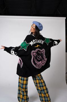 LALA ORIGINAL: Mother is Mothering Oversized Cardigan **PREORDER** – Dressed in Lala