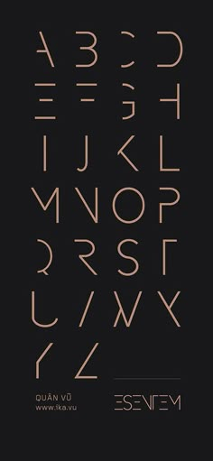 the font and numbers are made up of different types of letters, including one for each letter