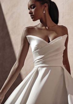 Long White Gloves, Mikado Wedding Dress, Princess Ballgown, Wedding Dress Silhouette, Pronovias Wedding Dress, Wedding Dresses Princess Ballgown, Princess Wedding Dress, Evening Dresses For Weddings, Princess Wedding Dresses