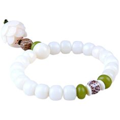 Product information: Product name: White jade bodhi bracelet Size: Beads 7*9mm or so Material: Bodhi, accessories are resin Popular element: Gourds Style: National style Color: 1 Style:White jade bodhi single loop Bracelet lotus root slice， 2 Style:White jade bodhi single circle Bracelet gourd, 3 Style:White jade bodhi single circle bracelet ingot, 4 Style:White jade bodhi single loop bracelet Lotus flower Pendant, 5 Style:White jade bodhi single circle bracelet Lotus open, 6 Style:White jade Bo White Jade Beaded Bracelets In Bohemian Style, Handmade White Jade Bracelets, Adjustable White Jade Beaded Bracelets, White Jade Spiritual Bracelets, White Adjustable Jade Bracelets, White Spiritual Jade Bracelets, Spiritual White Jade Bracelets, White Bohemian Stretch Bracelet For Meditation, Handmade White Jade Beaded Bracelets