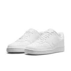 Nike Court Vision Low, Nike Court Vision, Court Vision, Sneaker Shoes, Athletic Sneakers, All White, Basketball Shoes, Women's Shoes, Shoe Boots