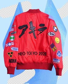 Akira Bomber Jacket Akira Jacket, Akira Fashion, Akira Anime, Street Shopping, Neo Tokyo, Outfits Hombre, Concept Clothing, Cyberpunk Fashion, Racing Jacket